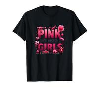 Il Rosa Non è Solo per Ragazze Pink Boys Dinosaur Soccer Fun Maglietta, Uomo, Nero, S