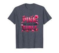 Il Rosa Non è Solo per Ragazze Pink Boys Dinosaur Soccer Fun Maglietta, Uomo, Pervinca, S