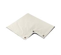 Il rubinetto esterno copre un efficace isolamento per proteggere dal gelo delle temperature (bianco)