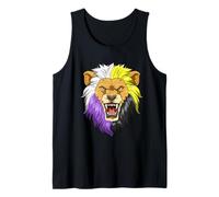 Il Ruggente Potere Dell'orgoglio Leonino Non Binario Enby Canotta