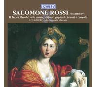 Il Ruggiero - Rossi: Canti Di Salomone A 3 Parti