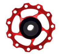 Il rullo del deragliatore per mountain bike riduce l'usura della catena | Cambio preciso con rullo deragliatore in metallo per mountain bike riduce l'usura della catena e migliora le prestazioni