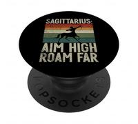Il Sagittario mira in alto vagare lontano Sagittario PopSockets PopGrip Adesivo