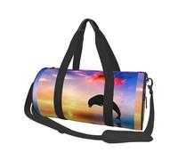 Il salto dei delfini, Borsone da viaggio di grande capacità Borsa rotonda Borsa da viaggio sportiva Borsa da viaggio Borsa da fitness