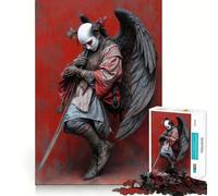 Il Samurai Alato Caduto - Puzzle da 1000 pezzi per adolescenti - Gioco di allenamento mentale, momento di condivisione, taglio di precisione, pezzo da collezione 38x26cm