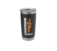 Il samurai Tokugawa Ieyasu Bicchiere termico in acciaio inox doppia parete
