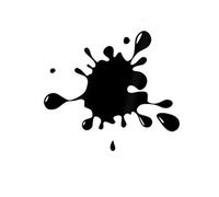 Il sangue è più attraente delle gocce d'acqua, non l'adesivo divertente for auto e moto(Black,50X46CM)