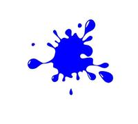 Il sangue è più attraente delle gocce d'acqua, non l'adesivo divertente for auto e moto(Blue,40X36.8CM)