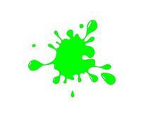 Il sangue è più attraente delle gocce d'acqua, non l'adesivo divertente for auto e moto(Green,40X36.8CM)