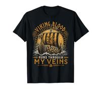 Il Sangue Vichingo scorre Attraverso Le Mie vene Norse Heritage Maglietta