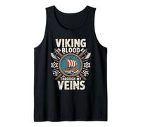 Il Sangue Vichingo scorre nelle Mie vene Mitologia norrena Valhalla Canotta