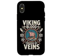Il sangue vichingo scorre nelle mie vene Mitologia norrena Valhalla Custodia per iPhone X/XS