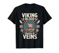 Il Sangue Vichingo scorre nelle Mie vene Mitologia norrena Valhalla Maglietta