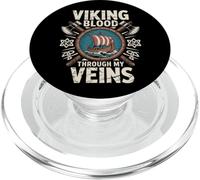 Il sangue vichingo scorre nelle mie vene Mitologia norrena Valhalla PopSockets PopGrip per MagSafe