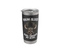 Il sangue vichingo scorre nelle mie vene vichinghi norren Bicchiere termico in acciaio inox doppia parete