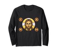 Il Santo Volto di Gesù Cristo - Icona ortodossa Maglia a Manica