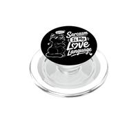 Il Sarcasmo è il Mio Linguaggio d'Amore Gatto PopSockets PopGrip per MagSafe