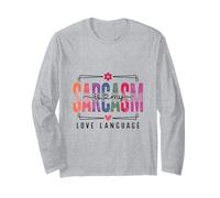 Il Sarcasmo è la mia Espressione Design Divertente e Spiritoso Maglia a Manica