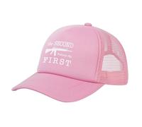 Il secondo protegge il primo cappello da camionista, divertente berretto d