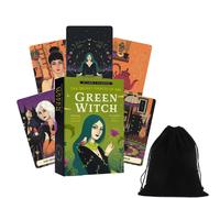 Il SECRET Oracle Of THE GREEN WITCH Carte Mazzo & Guida Con Borsa