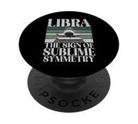 Il segno della sublime simmetria Bilancia PopSockets PopGrip Adesivo