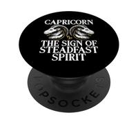 Il segno dello spirito risoluto Capricorno PopSockets PopGrip Adesivo