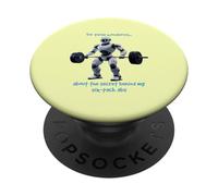 Il segreto dei miei addominali da sei pezzi PopSockets PopGrip Adesivo