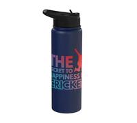 Il segreto della felicità è Cricket Stainless Steel Insulated Water Bottle