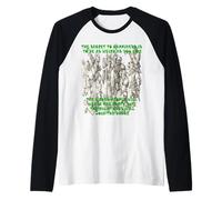 Il Segreto della Felicità è Essere strani Maglia con Maniche Raglan