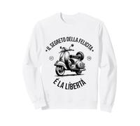 Il Segreto della Felicità È La libertà Vintage Scooter Felpa