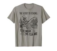 Il Segreto della Pesca - Pesca Amante della Pesca Pesca Maglietta
