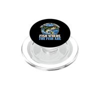 Il segreto per pescare i pesci dove i pesci sono pescatori PopSockets PopGrip per MagSafe