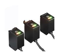 Il sensore fotoelettrico a lungo raggio GQ7-BF1MN con soppressione dello sfondo è in grado di rilevare un punto rosso a una distanza di 1 metro.(FQD-BG4010PS)