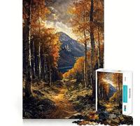 Il sentiero meno battuto Puzzle da 1000 pezzi per adolescenti Puzzle Pensa intelligente Giocattolo Semplice Divertente Taglio preciso Scegli il desiderio di Babbo Natale 38x26cm