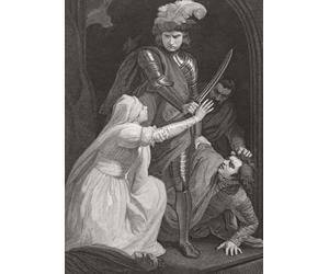 Il sequestro di Mortimer Roger de Mortimer 3° Barone Mortimer di Wigmore 1° conte di marzo 1287-1330. Dopo una stampa di James Fittler di John Opie, originariamente presentata a Robert Bowyer's