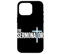 Il sermonatore Christian Predicatore Fede Humor Chiesa Custodia per iPhone 16 Pro