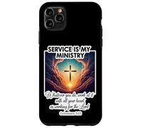 Il servizio cristiano è il mio ministero al servizio degli altri Gesù Cristo Custodia per iPhone 11 Pro Max
