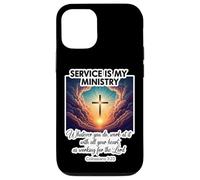 Il servizio cristiano è il mio ministero al servizio degli altri Gesù Cristo Custodia per iPhone 12/12 Pro