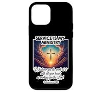 Il servizio cristiano è il mio ministero al servizio degli altri Gesù Cristo Custodia per iPhone 12 mini