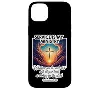 Il servizio cristiano è il mio ministero al servizio degli altri Gesù Cristo Custodia per iPhone 14 Plus