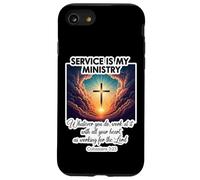 Il servizio cristiano è il mio ministero al servizio degli altri Gesù Cristo Custodia per iPhone SE (2020) / 7/8