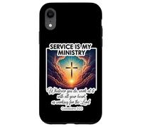 Il servizio cristiano è il mio ministero al servizio degli altri Gesù Cristo Custodia per iPhone XR