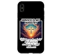 Il servizio cristiano è il mio ministero al servizio degli altri Gesù Cristo Custodia per iPhone XS Max