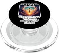 Il servizio cristiano è il mio ministero al servizio degli altri Gesù Cristo PopSockets PopGrip per MagSafe