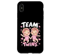 Il sesso dei gemelli del team rivela nuove ragazze gemelle Custodia per iPhone XS Max