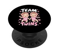 Il sesso dei gemelli del team rivela nuove ragazze gemelle PopSockets PopGrip Adesivo