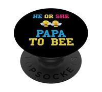 Il sesso rivela che lui o lei sarà papà - Baby Shower Party PopSockets PopGrip Adesivo