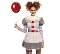 Il set 2 pezzi Creepy Clown di Leg Avenue include colori multicolore