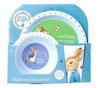 Il set da cena da 3 pezzi più coinvolgente e divertente di Beatrix Potter Peter