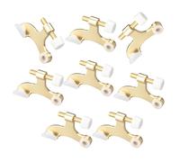 Il set di cerniere per porta in metallo dorato migliora lo spessore alla moda finitura oro cerniere per porte resistenti per una maggiore durata facile installazione